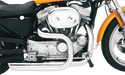 Bassani Manufacturing HS-XL-3215F Chrome Heat Shields for Pro-Street Systems - sxspowersports