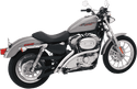 Bassani Manufacturing HS-XL-FF12 Heat Shields for Radial Sweepers Exhaust System - Chrome - sxspowersports