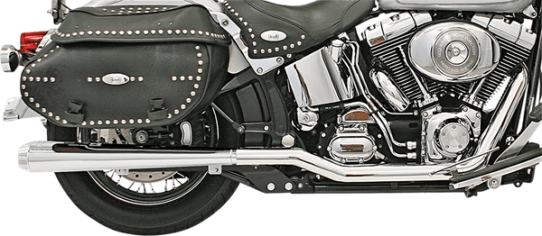 Bassani Manufacturing SFT-212 Power Curve True-Dual Crossover Header Pipes - Chrome - sxspowersports