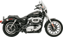 Bassani Manufacturing XL4-FF12CL Radial Sweepers Exhaust System - Chrome - sxspowersports