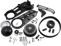 Belt Drives Ltd EV-700B 2in. Belt Drive Kit with Changeable Domes - Black - sxspowersports