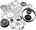 Belt Drives Ltd EV-700P 2in. Belt Drive Kit with Changeable Domes - Polished - sxspowersports