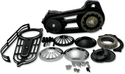 Belt Drives Ltd EV-725B 2in. Belt Drive Kit with Changeable Domes - Black - sxspowersports