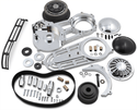 Belt Drives Ltd EVO-14B-2C 2in. Belt Drive Kit with Changeable Domes - Chrome - sxspowersports