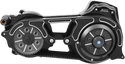 Belt Drives Ltd EVO-16BH-2C 2in. Open Belt Drive Kit with 1-Piece Motor Plate - Chrome - sxspowersports
