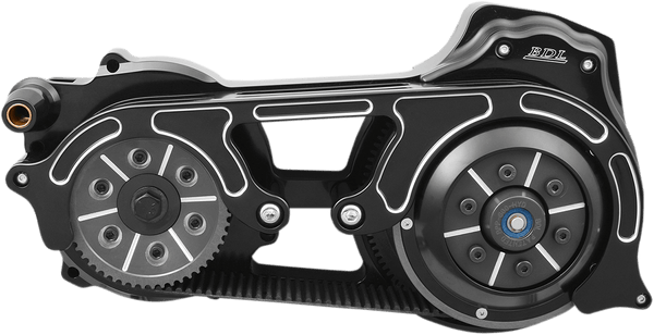 Belt Drives Ltd EVO-16BH-2C 2in. Open Belt Drive Kit with 1-Piece Motor Plate - Chrome - sxspowersports