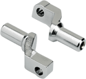 Biltwell Inc. 0107-1639-05 Norman Footpeg Clevises - Chrome - sxspowersports