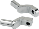 Biltwell Inc. 0107-1639-05 Norman Footpeg Clevises - Chrome - sxspowersports