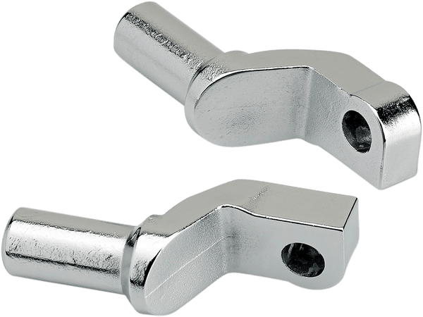 Biltwell Inc. 0107-1639-05 Norman Footpeg Clevises - Chrome - sxspowersports