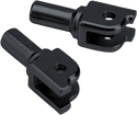 Biltwell Inc. 0107-1640-01 Norman Footpeg Clevises - Black - sxspowersports