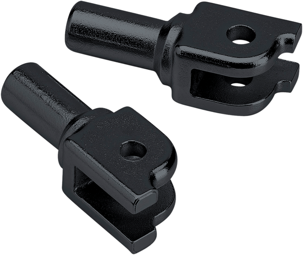 Biltwell Inc. 0107-1640-01 Norman Footpeg Clevises - Black - sxspowersports