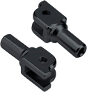Biltwell Inc. 0107-1640-01 Norman Footpeg Clevises - Black - sxspowersports
