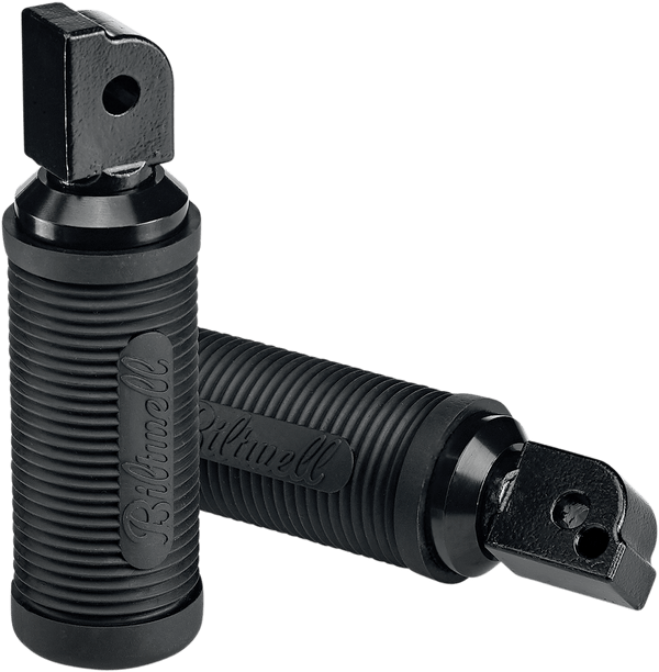 Biltwell Inc. 7004-204-04 Norman Footpegs - Passenger - Black - sxspowersports