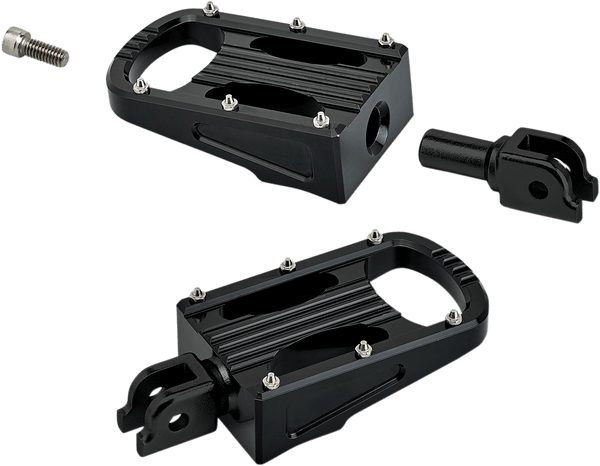 Biltwell Inc. 7006-203-03 Punisher Driver Footpegs - Black - sxspowersports