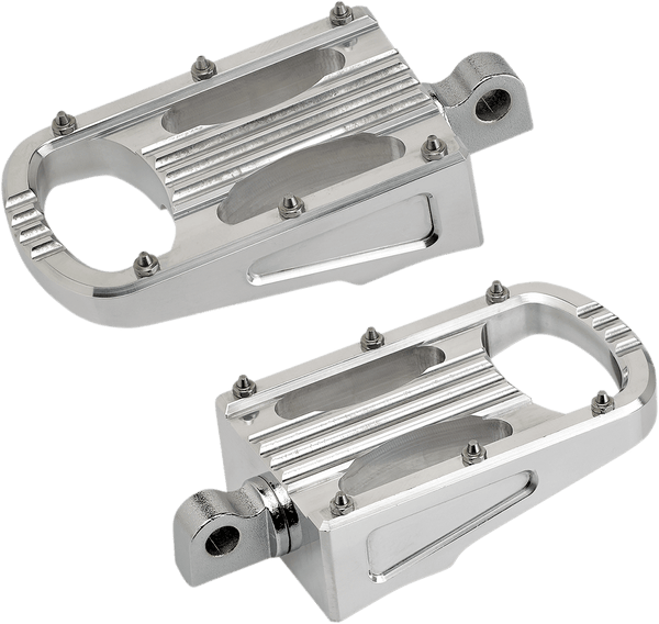 Biltwell Inc. 7006-203-03 Punisher Driver Footpegs - Black - sxspowersports