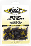 BOLT 2005-0RRIV ATV Nylon Rivet Kits - sxspowersports