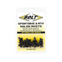BOLT 2005-7SRIV ATV Nylon Rivet Kits - sxspowersports