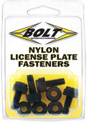 BOLT LPFNYLON License Plate Bolts/Nuts - sxspowersports