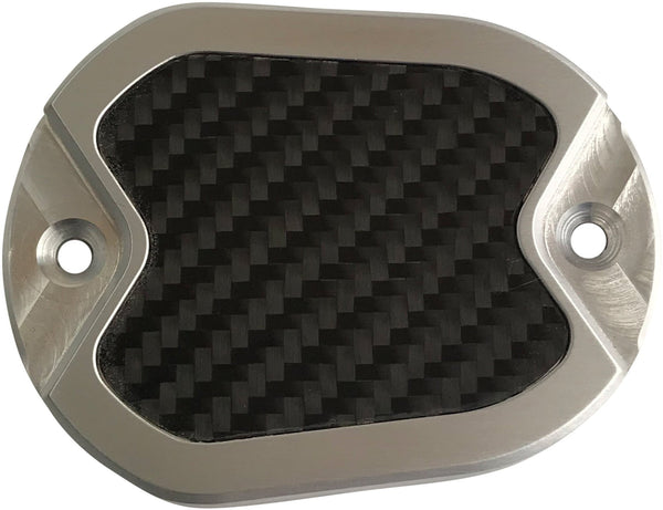 Brass Balls Cycles BB08-217 Carbon Master Cylinder Cover - Natural - sxspowersports
