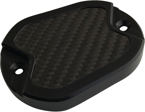 Brass Balls Cycles BB08-218 Carbon Master Cylinder Cover - Black - sxspowersports