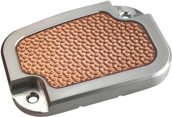 Brass Balls Cycles BB08-231 Copper Master Cylinder Cover - Natural - sxspowersports