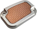 Brass Balls Cycles BB08-249 Copper Master Cylinder Cover - Natural - sxspowersports