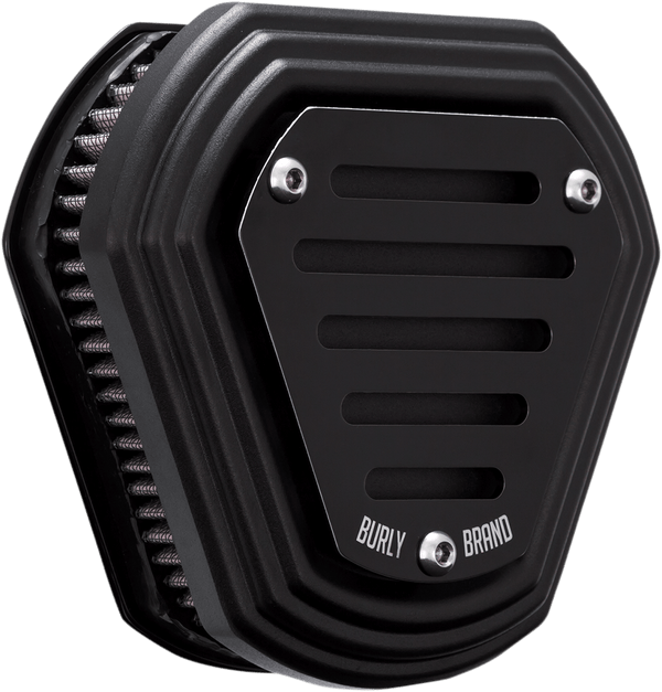 Burly Brand B09-0011B Hex Air Cleaner - Black - sxspowersports