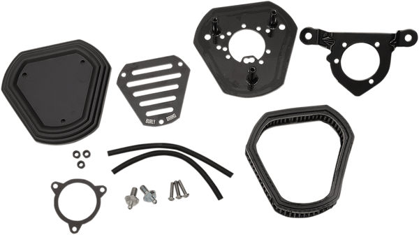 Burly Brand B09-0011B Hex Air Cleaner - Black - sxspowersports
