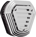 Burly Brand B09-0011C Hex Air Cleaner - Chrome - sxspowersports