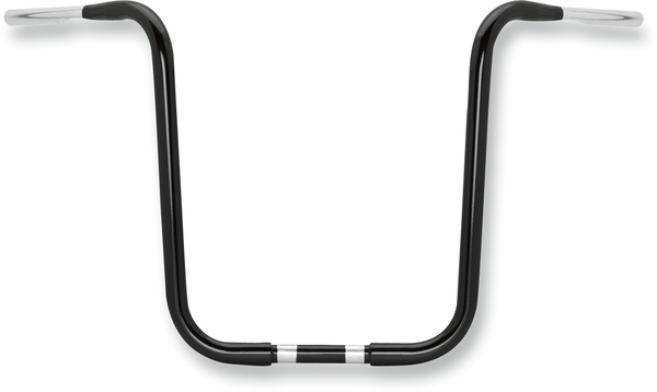 Burly Brand B12-5503B 1-1/4" Black Burly Brand Jail T-Bar Handlebar 14" Rise - sxspowersports
