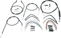 Burly Brand B30-1001 Extended Cable/Brake Line Kit for 16in. Ape Handlebars - Black Vinyl - sxspowersports