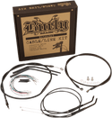 Burly Brand B30-1196 T-Bar Cable and Brake Line Kit - 14in. - sxspowersports