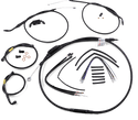 Burly Brand B30-1210 T-Bar Cable and Brake Line Kit - 12in. - sxspowersports