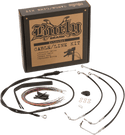 Burly Brand B30-1235 Handlebar Cable/Line Install Kit - Black - sxspowersports