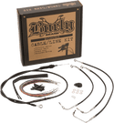 Burly Brand B30-1238 Handlebar Cable/Line Install Kit - Black - sxspowersports