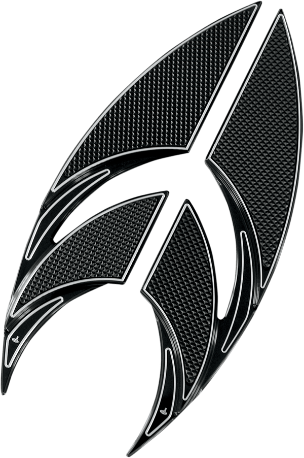 Carl Brouhard Designs FB-R002-C Elite Edge Passenger Floorboards - Chrome - sxspowersports