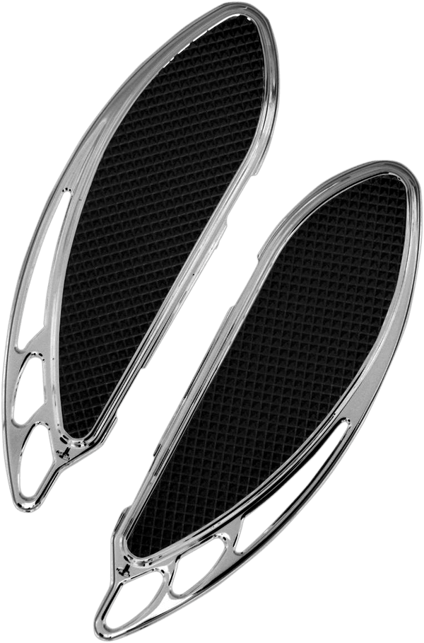 Carl Brouhard Designs FB-R003-R Elite Velocity Passenger Floorboards - Rapture Black - sxspowersports