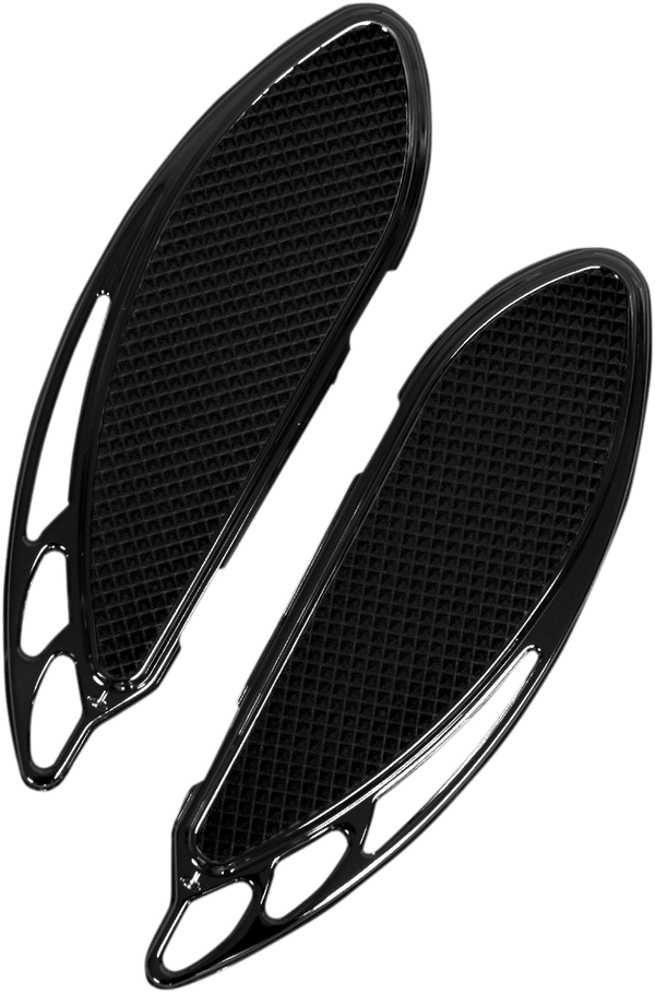 Carl Brouhard Designs FB-R003-R Elite Velocity Passenger Floorboards - Rapture Black - sxspowersports