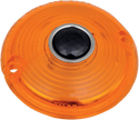 Chris Products DHD3AB Turn Signal Lens - Amber with Blue Dot - sxspowersports