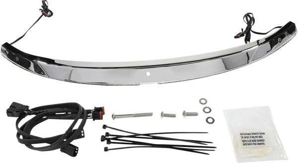 Ciro 11000 Windshield Trim - Chrome LED - sxspowersports