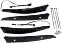 Ciro 11051 Horizon LED Windshield Trim - Black LED - sxspowersports