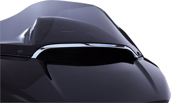 Ciro 11052 Center Windshield Trim - Chrome - sxspowersports