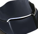 Ciro 11053 Center Windshield Trim - Black - sxspowersports