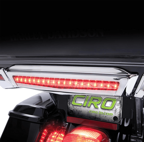 Ciro 40005 Center Brake Light for Tour-Pak - Black - sxspowersports