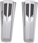 Ciro 43011 Upper Fork Tin Accents - Gloss Black - sxspowersports