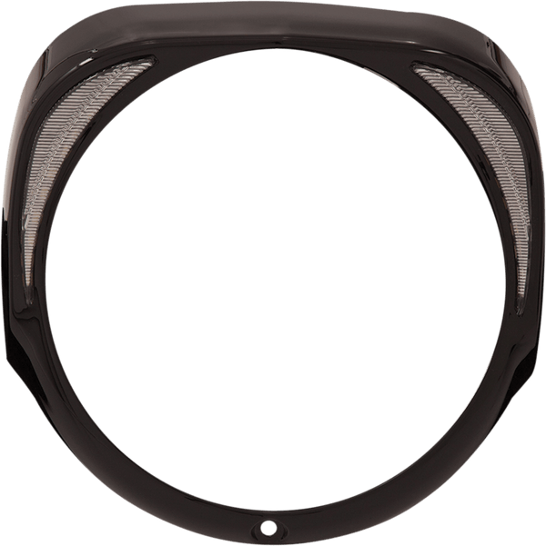 Ciro 45201 Headlight Bezel - Black - sxspowersports