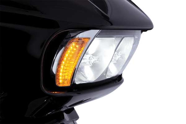 Ciro 45250 Fang Headlight Bezel - Chrome - sxspowersports