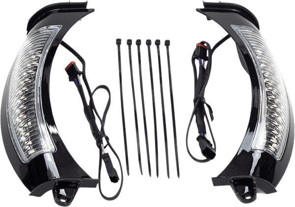 Ciro 45251 Fang Headlight Bezel - Black - sxspowersports