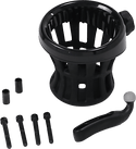 Ciro 50611 Drink Holder with Perch Mount - Black - sxspowersports