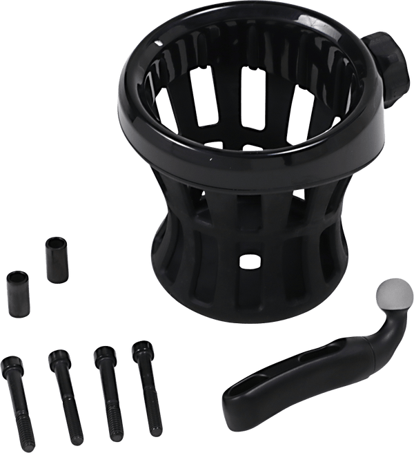 Ciro 50611 Drink Holder with Perch Mount - Black - sxspowersports
